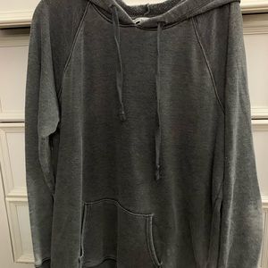 American Eagle Faded Gray Oversized Hoodie